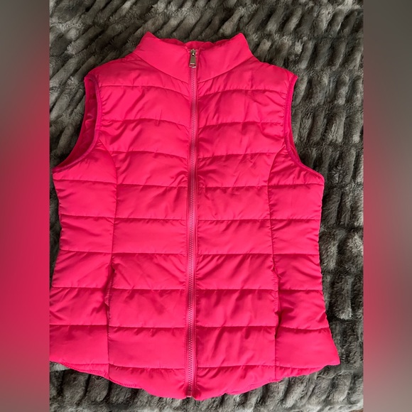 Pink Lily Jackets & Blazers - Pink Lily Last Day Pink Puffer Vest